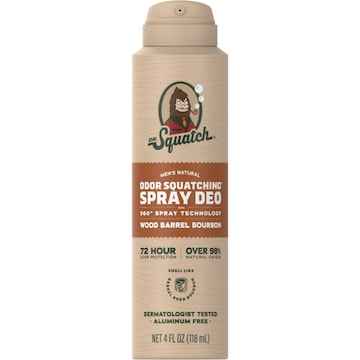 Dr Squatch Odor Squatching Spray Deo Wood Barrel Bourbon 118mL