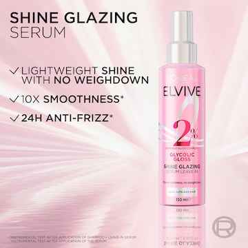 L'Oreal Paris Elvive Glycolic Gloss Shine Glazing Serum 150mL