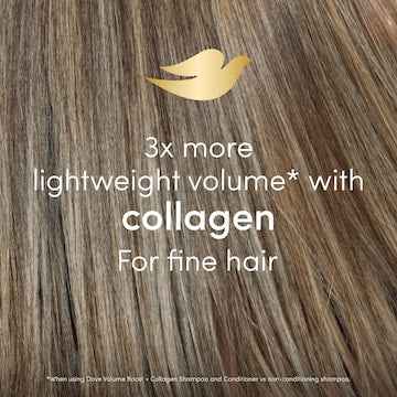 Dove Damage Therapy Volume Boost + Collagen Shampoo 350mL