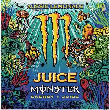 Monster Energy Juice Aussie Lemonade Style 500mL x 4 pack