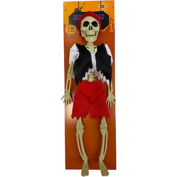 Halloween Hanging Skeleton Decoration Pirate each