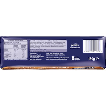McVitie's Dutch Shortcake Speculaas 150g