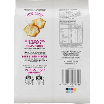 Smith's Crackers Salt & Vinegar Snack 160g