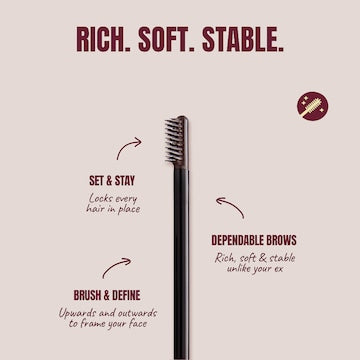 Poni No Budge Tinted Brow Gel Medium/Dark 7mL
