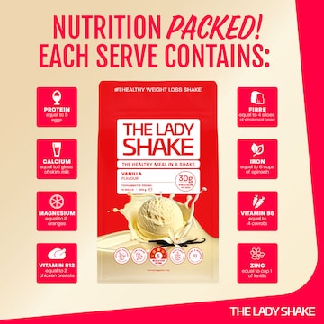 The Lady Shake Vanilla Powder 560g