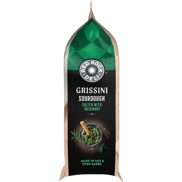 Red Rock Deli Mini Grissini Salted Sourdough With Rosemary 135g