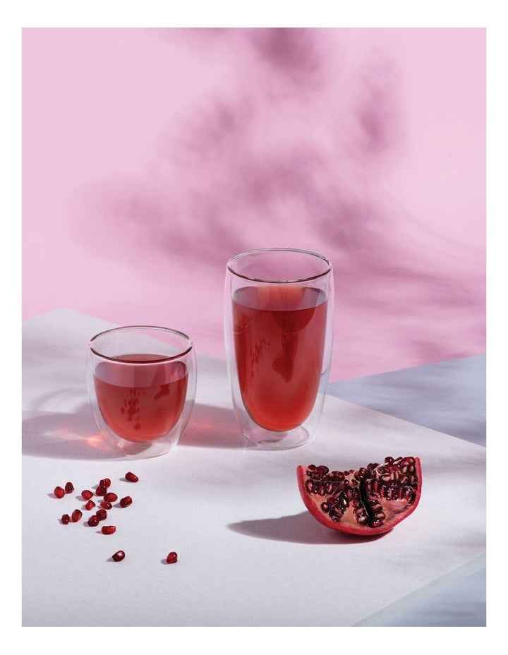 Pavina Double Wall Glasses, Set of 2, 450ml in Clear