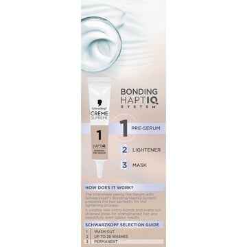 Schwarzkopf Creme Supreme L1 Extreme Lightener Plus Hair Dye each