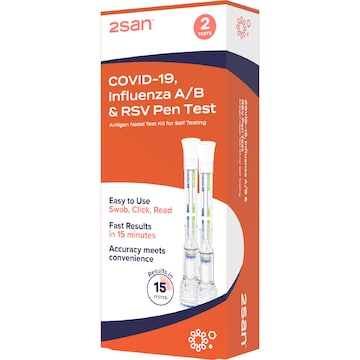 2San Covid 19 Influenza A/B & RSV Pen Test 2 pack
