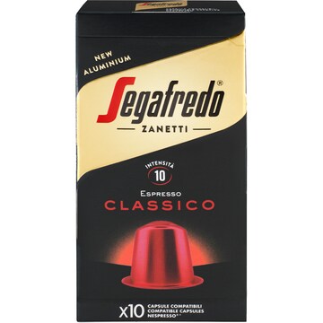 Segafredo Classico Coffee Capsules 10 pack