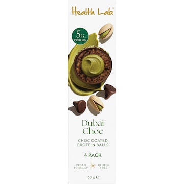 Health Lab Dubai Chocolate Coated Protein Balls 160g