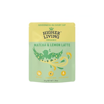 Higher Living Matcha & Lemon Latte Powder 50g