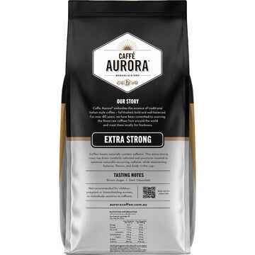 Caffe Aurora Extra Strong Coffee Beans 750g