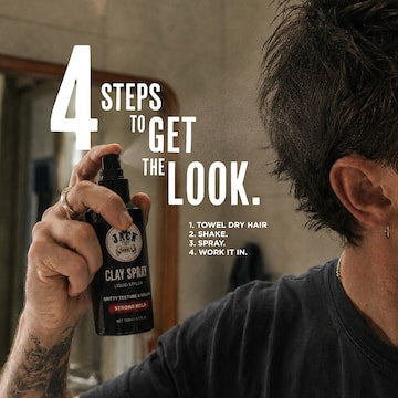 Jack The Barber Clay Spray Liquid Styler Strong Hold 150mL