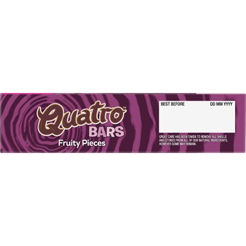 Arnott's Quatro Fruity Pieces Bars Caramel & Peanut 160g 5 pack