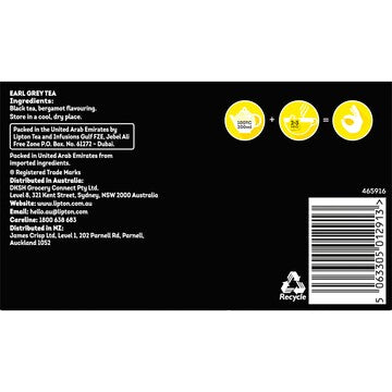 Lipton Earl Grey Tea Bags 50 pack