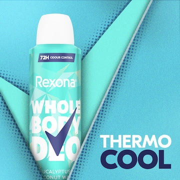 Rexona Women Whole Body Deodorant Thermo Eucalyptus & Coconut 230mL