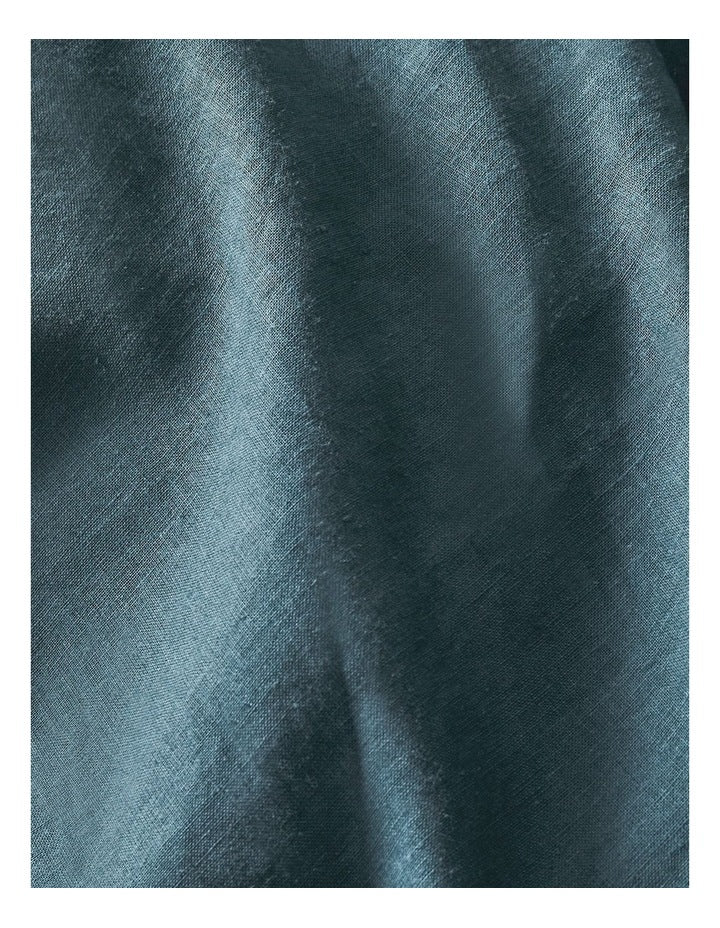 Sandy Cape Linen Quilt Cover Set in Seaglass