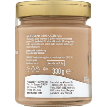 Nutkao Milk & Hazelnuts Spread Spread 330g