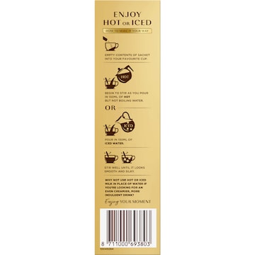 Moccona Hazelnut Latte Sachets 10 pack