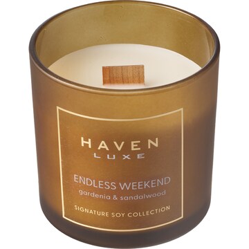 Haven Luxe Wood Wick Soy Candle Endless Week each