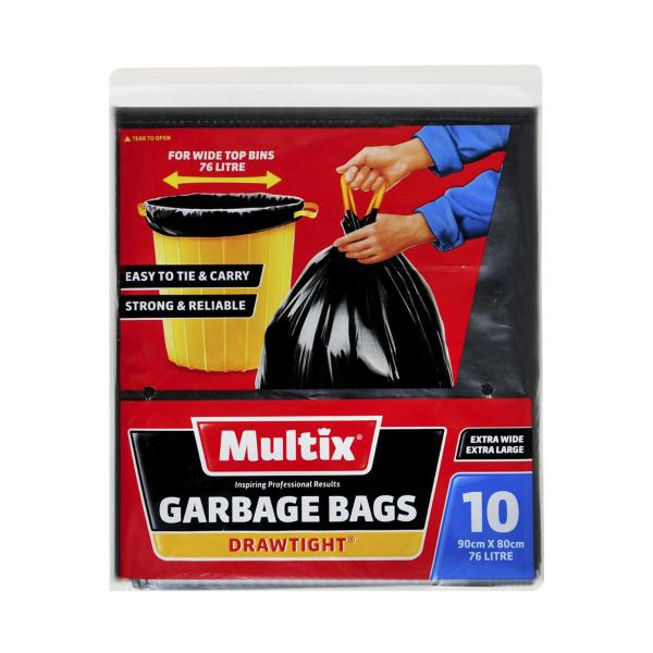 Extra Large Extra Wide Garbage Bags 90cm x 80cm 76L