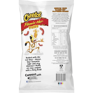 Cheetos Crunchy Flamin' Hot Snacks Share Pack 150g