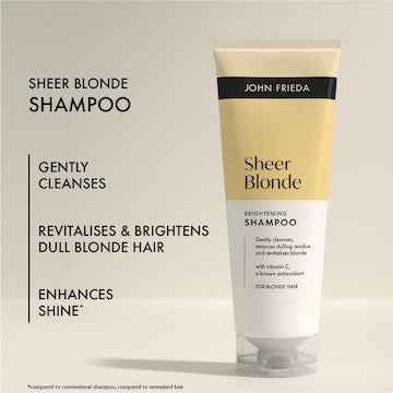John Frieda Sheer Blonde Brightening Shampoo 250mL
