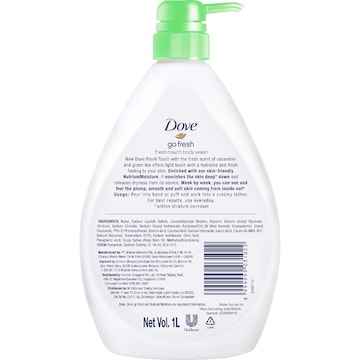 Dove Fresh Touch Body Wash Cucumber & Green Tea 550mL