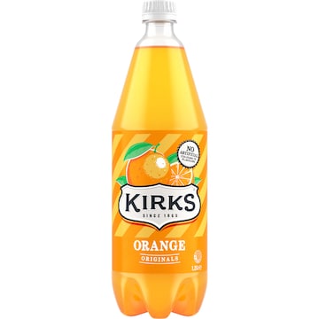 Kirks Orange Soft Drink Bottle 1.25L