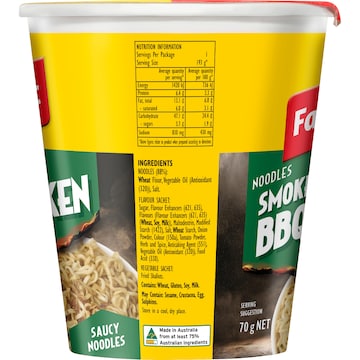 Fantastic Smokehouse BBQ Chicken Noodle Cup 70g