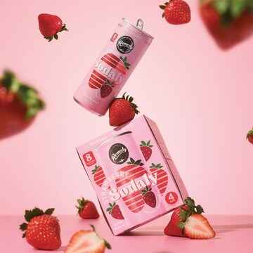 Remedy Sodaly Strawberry Cans 250mL x 4 pack