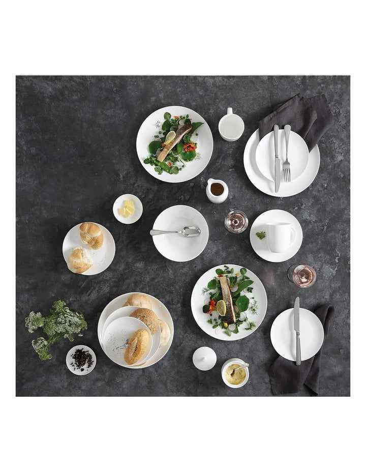 Cashmere Resort Coupe Dinner Set 16 Piece in White