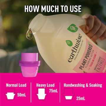 Earthwise Plant Powered Laundry Liquid Frangipani 2L
