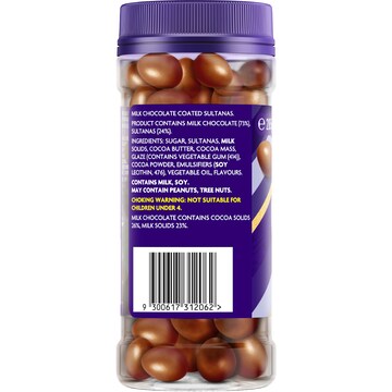 Cadbury Milk Chocolate Covered Sultanas 285g