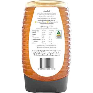 Hampson Honey Australian Raw Honey Squeeze 1kg