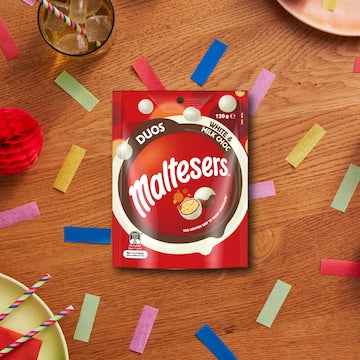 Maltesers Duos White & Milk Choc Share Bag 120g