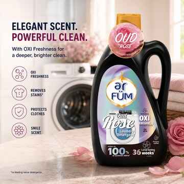 Arfum Oxi Freshness Laundry Detergent Oud Rose 2L