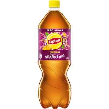 Lipton Sparkling Tropical Soft Drink Bottle 1.25L