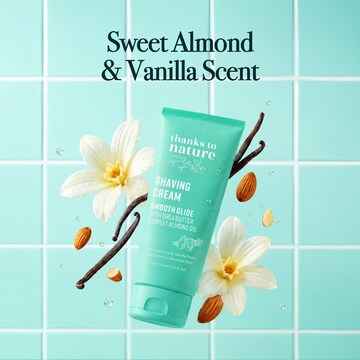 Thanks To Nature Shaving Cream Shea Butter & Sweet Almond 150mL