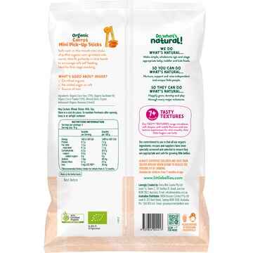Little Bellies Mini Pick Up Sticks Carrot 7m+ 4 pack
