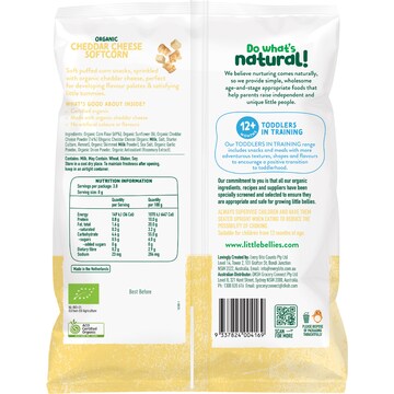Little Bellies Softcorn Cheddar Cheese 12m+ 30g