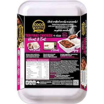 Coco Earth Chicken Teriyaki With Rice 250g