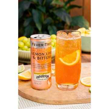 Fever-Tree Lemon Lime & Bitters Cans 250mL x 4 pack