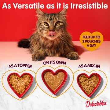 Delectables Lickable Cat Treat Gravy With Tuna & Prawn 40g