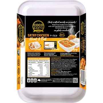 Coco Earth Satay Chicken With Rice 250g
