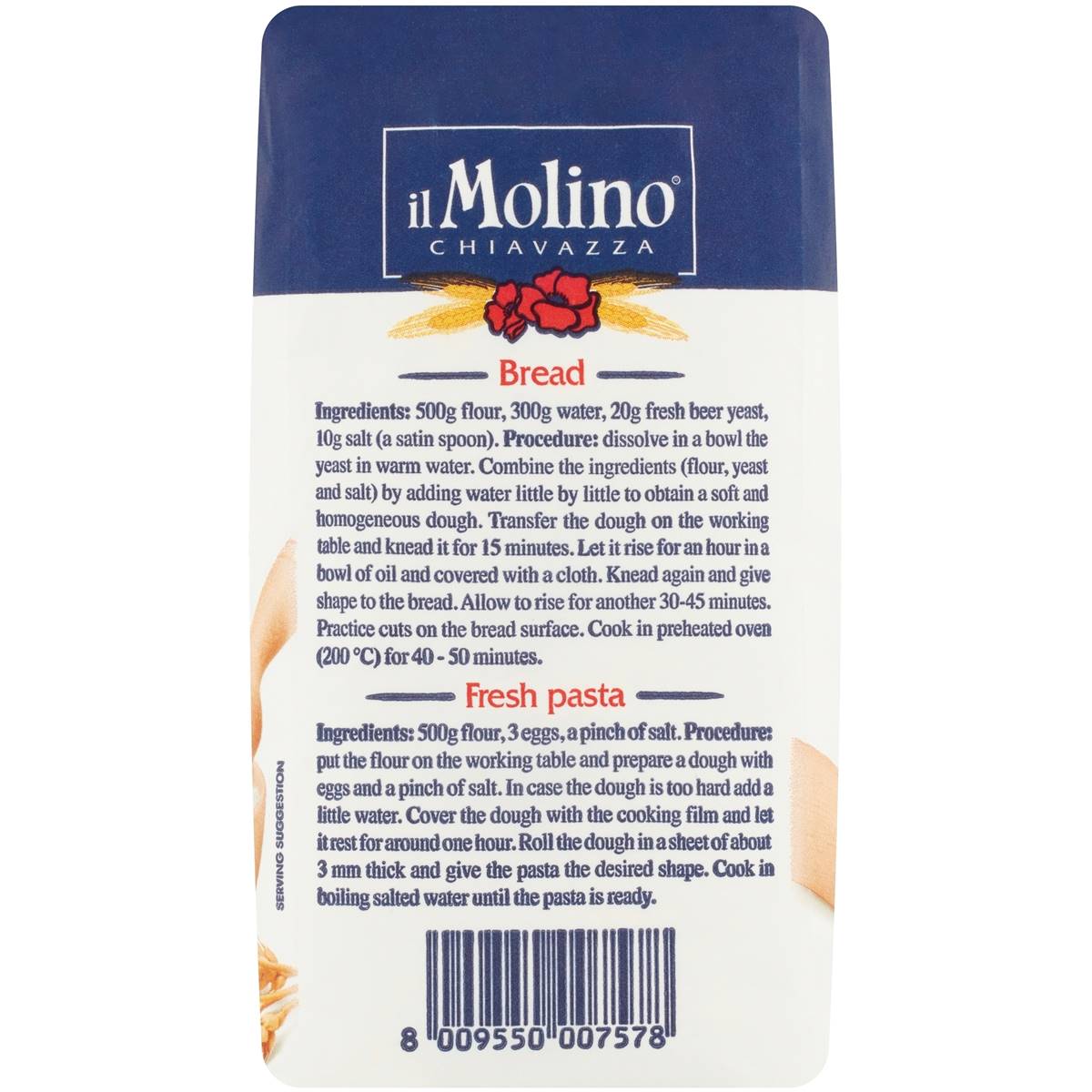Il Molino Chiavazza Farino Flour 1kg