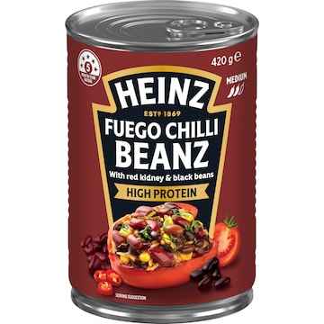 Heinz Baked Beans Fuego Chilli 420g