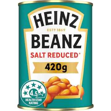 Heinz Baked Beans Salt Reduced 420g