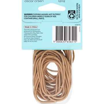 Oscar Orsen Large Thin Hair Elastics Blonde 30 pack